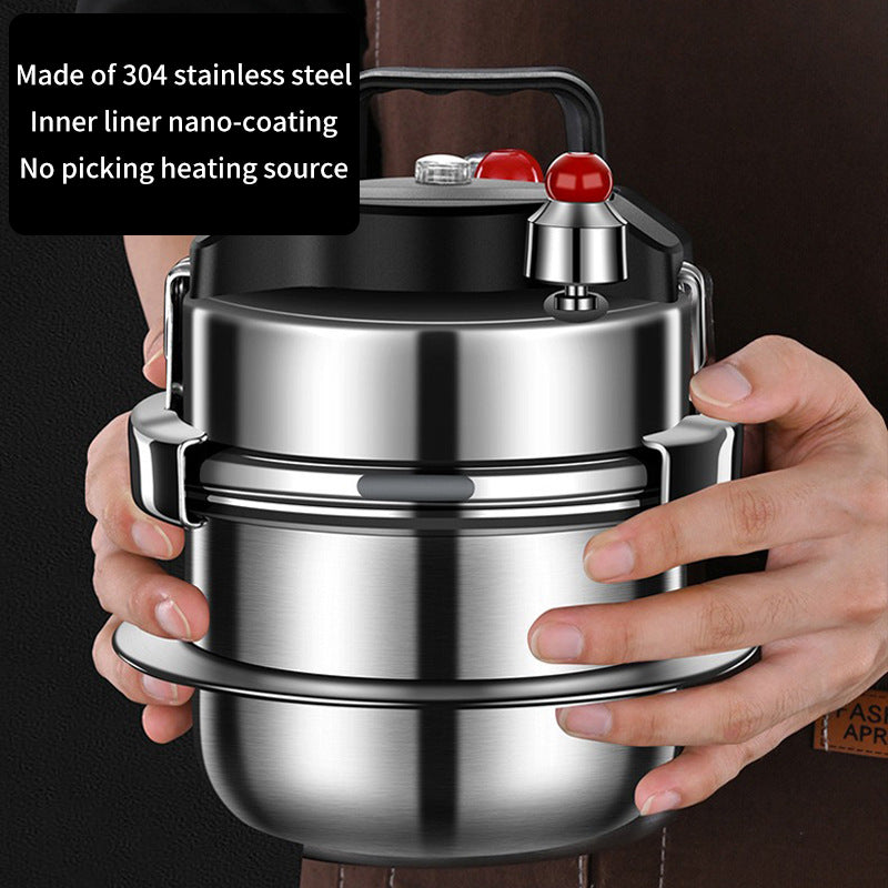Mini Stainless Steel Portable Pressure Cooker