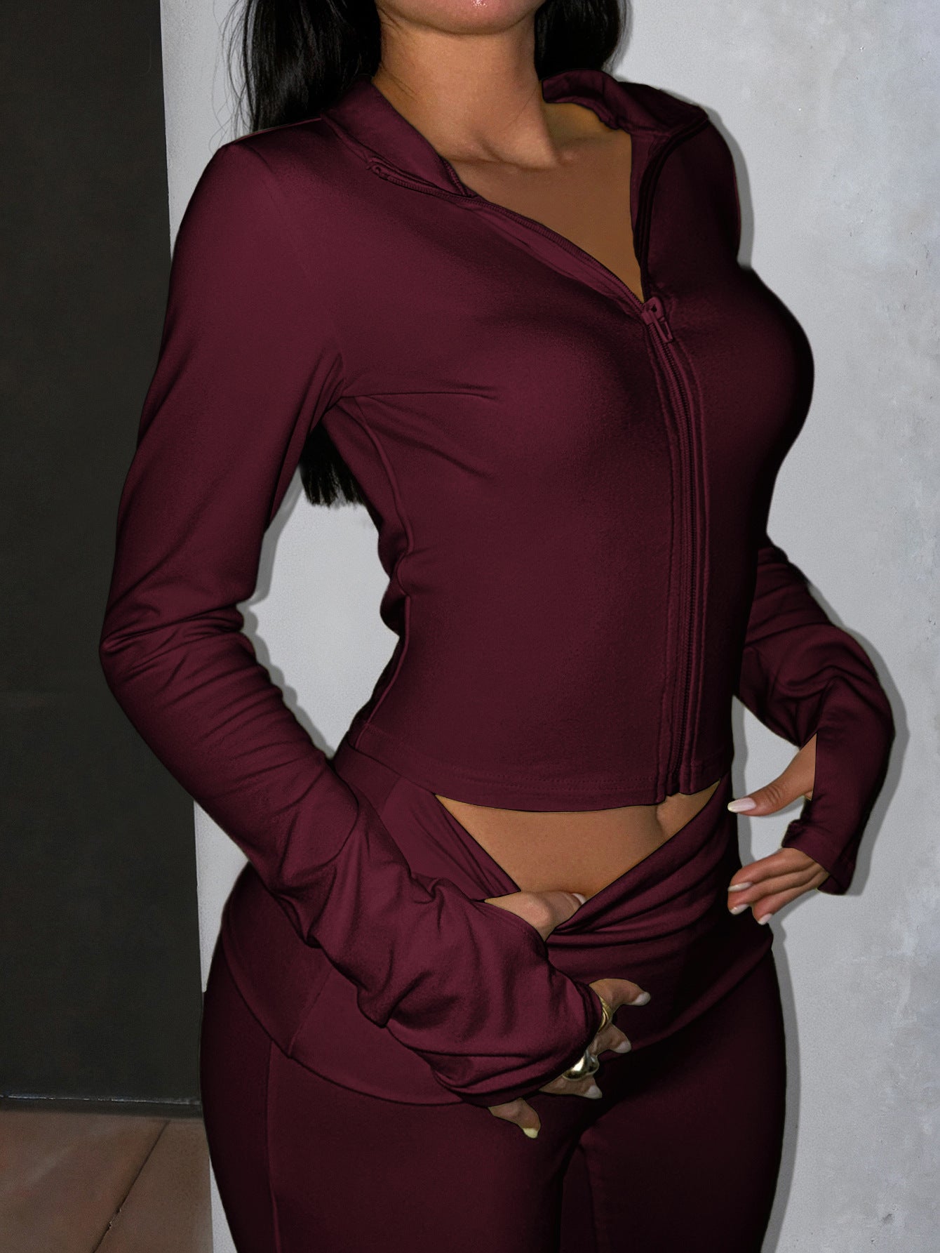 Women's Yoga Jacket & Leggings Set