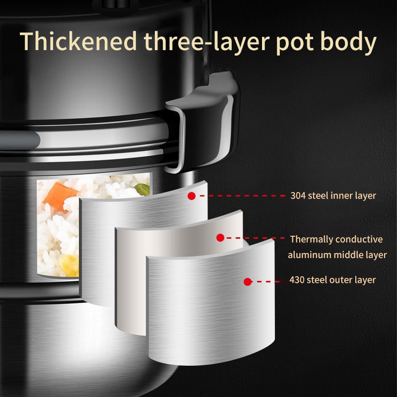 Mini Stainless Steel Portable Pressure Cooker