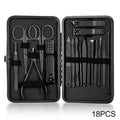 18-Piece Stainless Steel Manicure & Pedicure Set