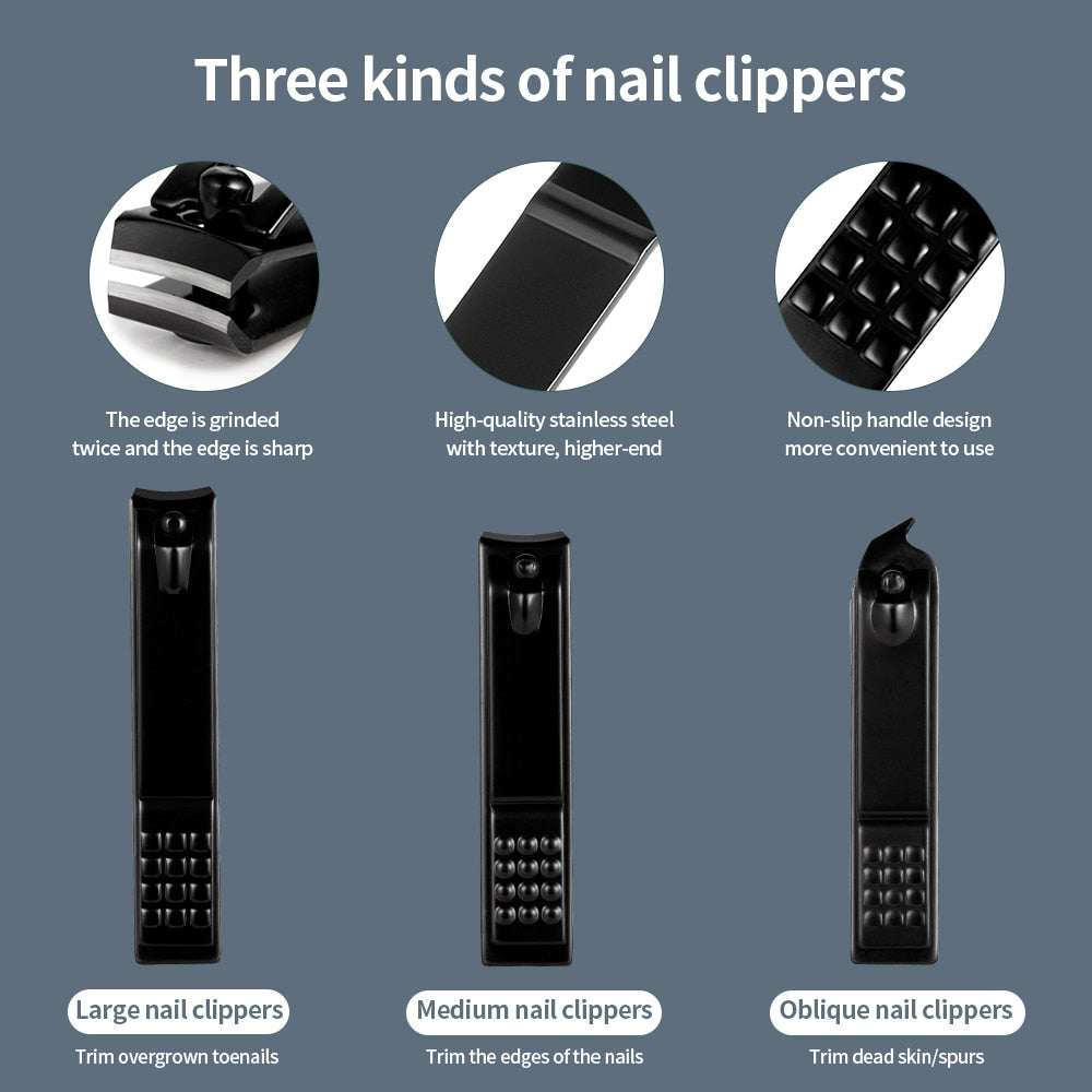 18-Piece Stainless Steel Manicure & Pedicure Set