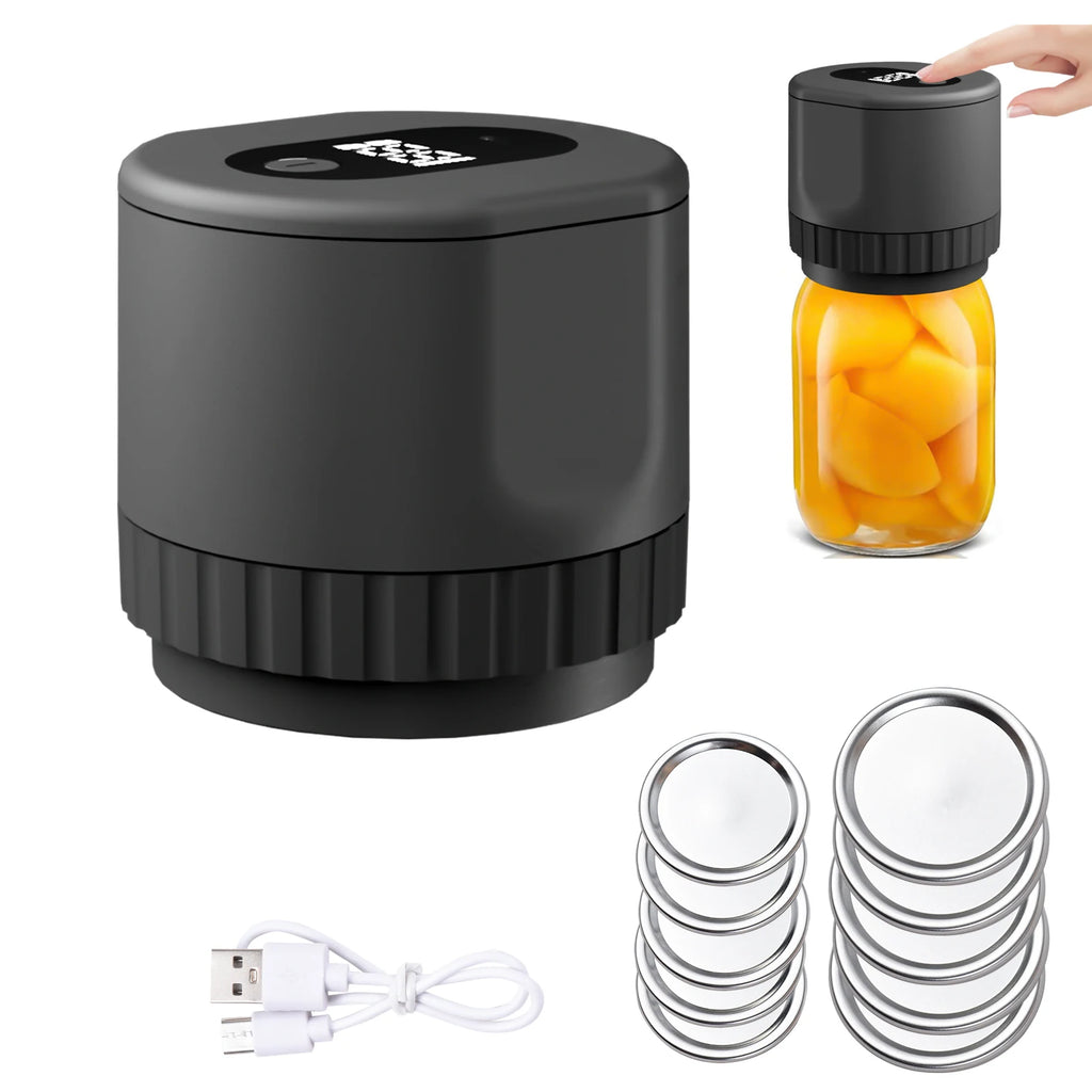 Cordless Electric Mason Jar Vacuum Sealer