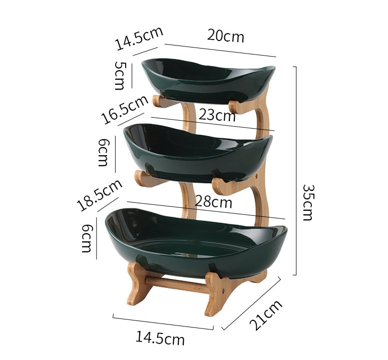 Multi-Tier Decorative Fruit & Snack Tray
