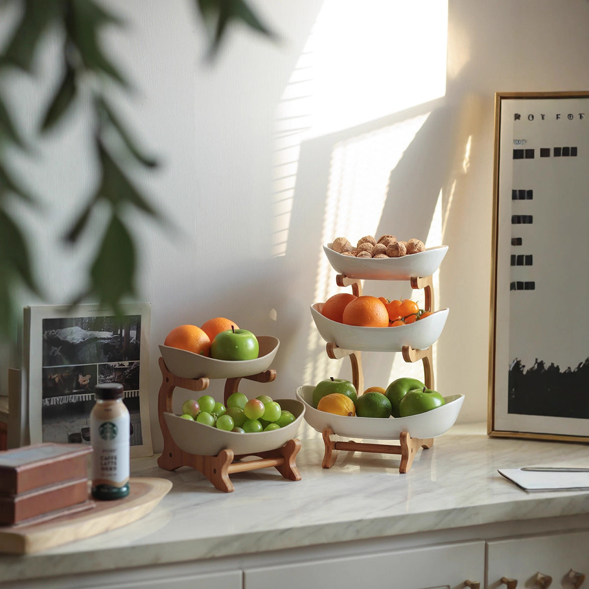 Multi-Tier Decorative Fruit & Snack Tray