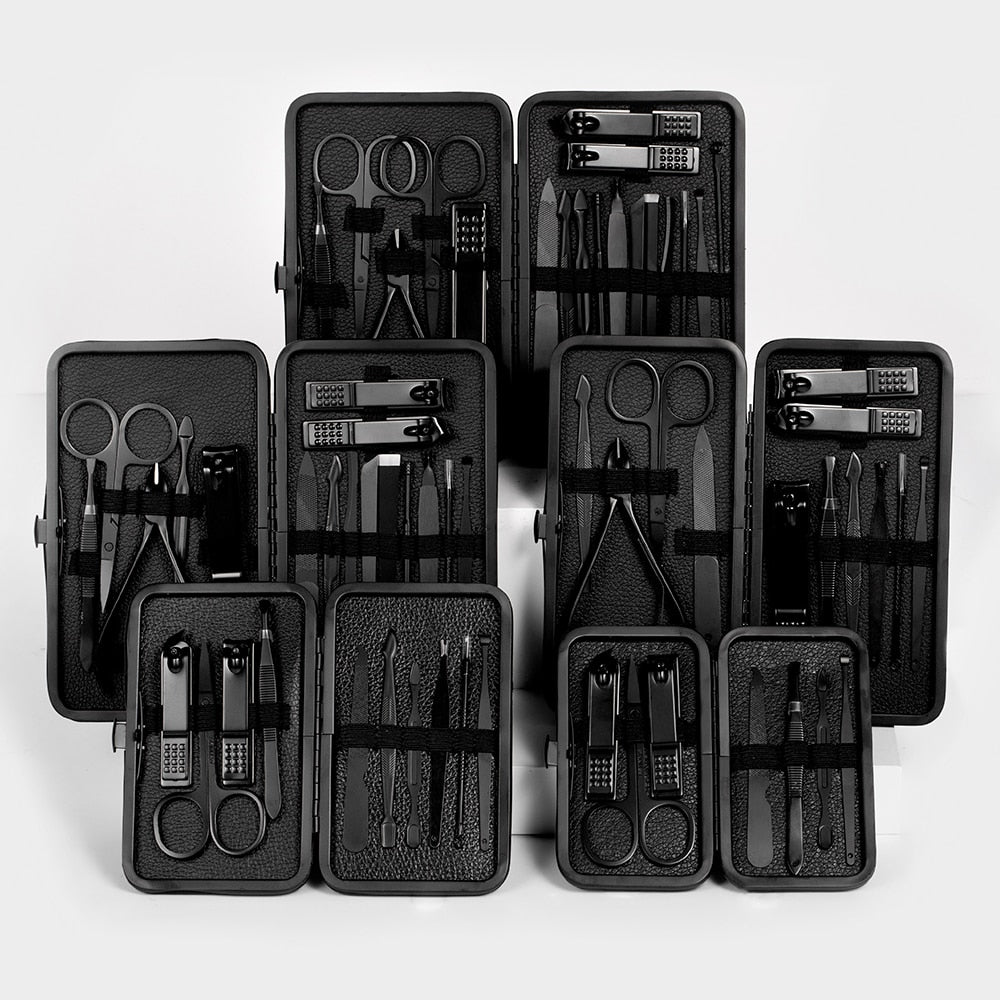 18-Piece Stainless Steel Manicure & Pedicure Set