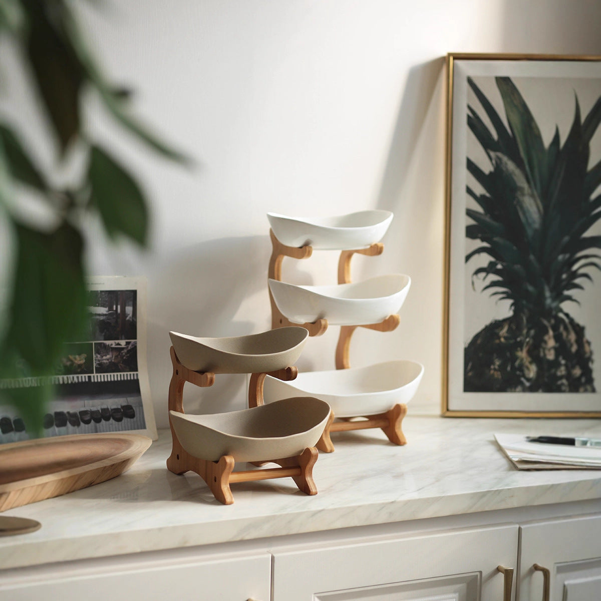 Multi-Tier Decorative Fruit & Snack Tray