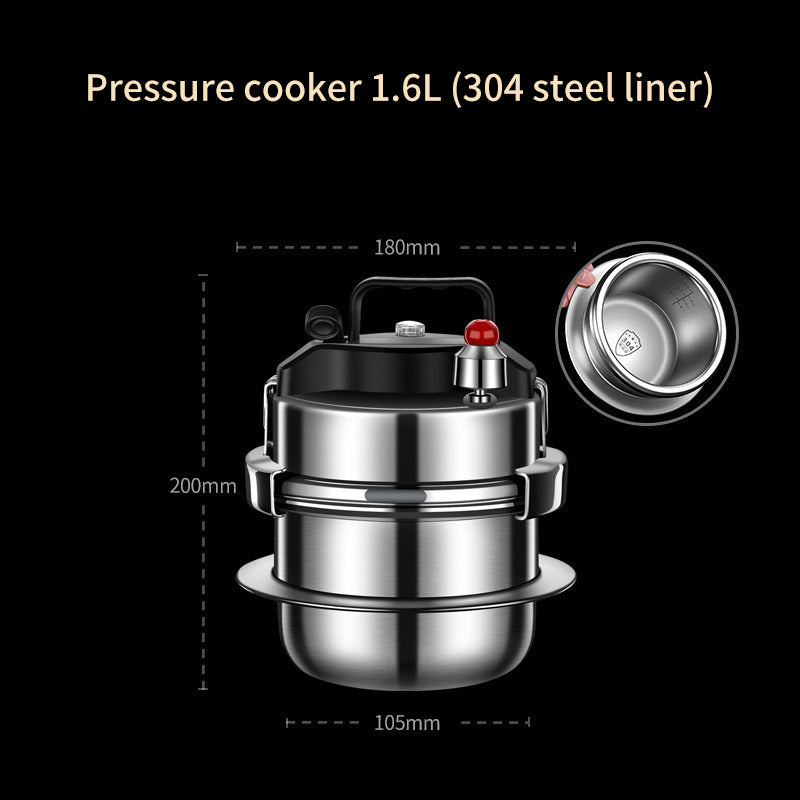 Mini Stainless Steel Portable Pressure Cooker