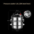 Mini Stainless Steel Portable Pressure Cooker