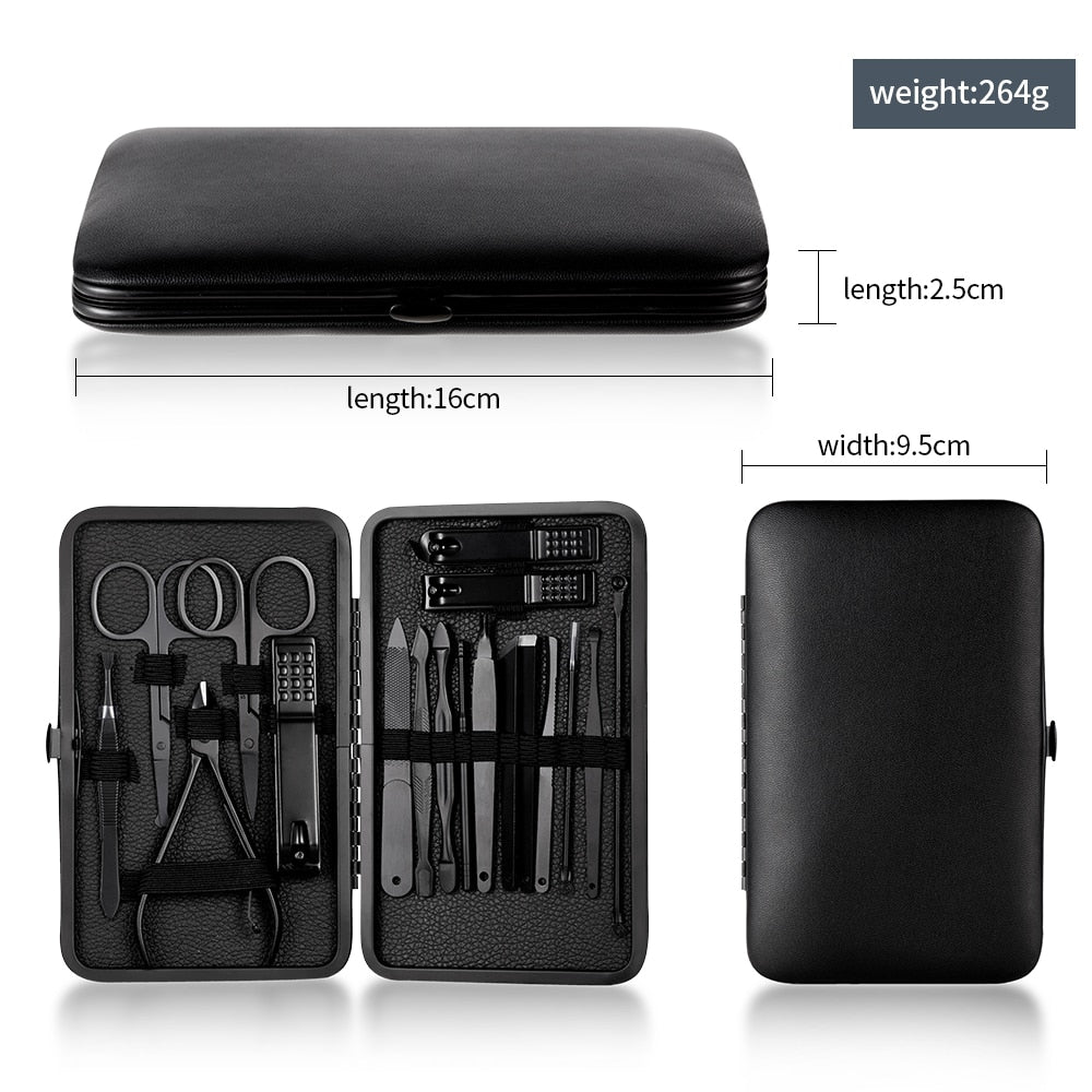 18-Piece Stainless Steel Manicure & Pedicure Set